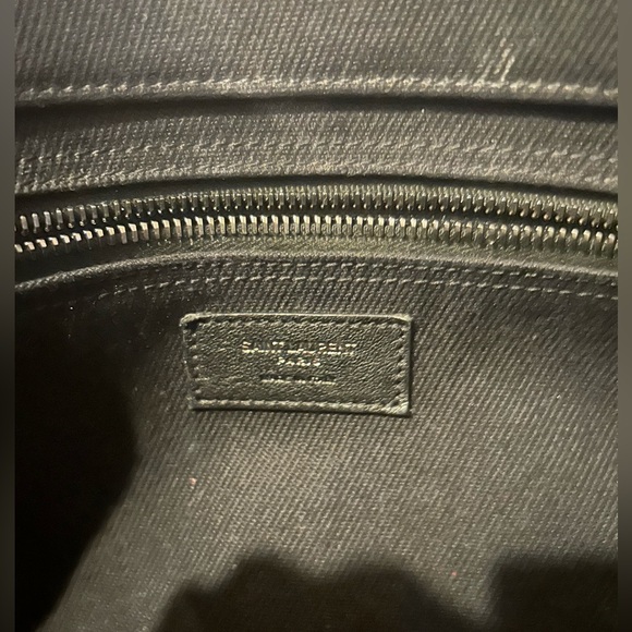 Saint Laurent Rive Gauche Canvas Tote with Dustbag - Picture 2 of 5